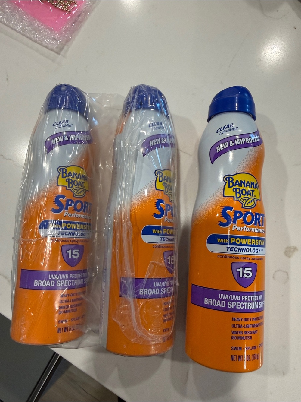 Banana Boat Sport Performance SPF 15 Sunscreen Spray - Orange & Blue